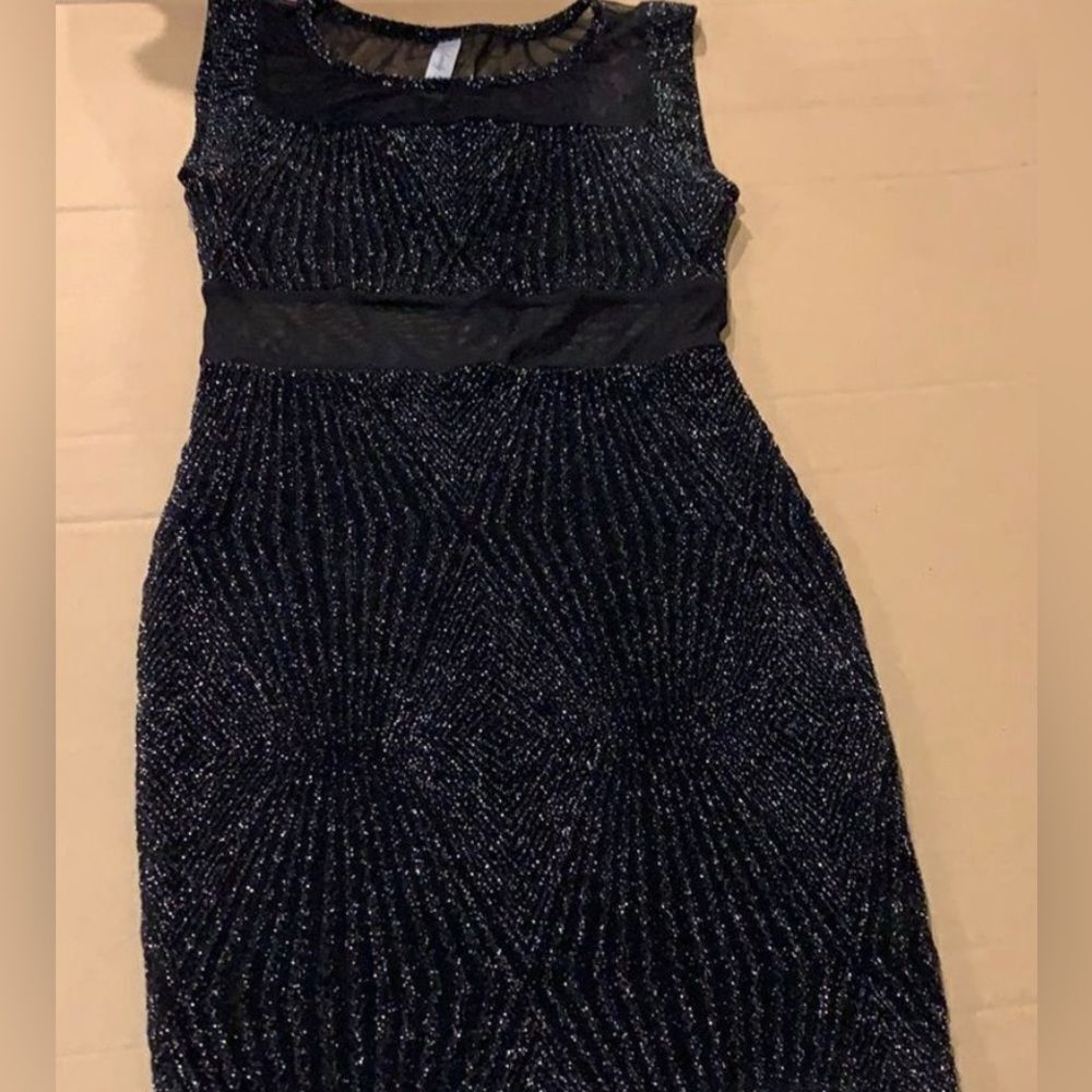 Sparkly black dress 